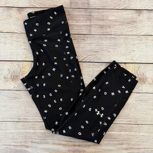 Under Armour Allover Logo Compression Leggings - Small